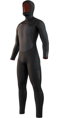 2026 Mystic Mens Voltt 6/4/3mm Chest Zip Hooded Wetsuit 35000.220000 - Black
